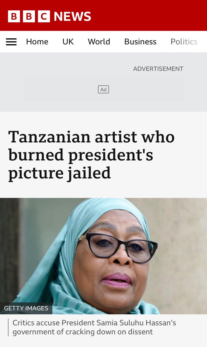 MariaSTsehai's tweet photo. 🚨🚨#EnforcedDisappearance #Tanzania 🚨👇🏾
Shadrack Chaula aliyechoma picha ya Samia jana ametekwa!

The young artist who burned a photo of @SuluhuSamia and was imprisoned then freed after the public fundraised the fine, has been taken by unidentified men from his home village in a dark vehicle! We demand his return!
#FreeChaula 

The repression of tyrant Samia is increasing by the day

@USAmbTanzania is this what you call “reforms”? 
Cc @StateDRL @FCDOHumanRights @hrw @AmnestyEARO @hrf @freedomhouse @WorldBank @KGeorgieva @IMFAfrica @WBTanzania 
Stop funding this repressive government !