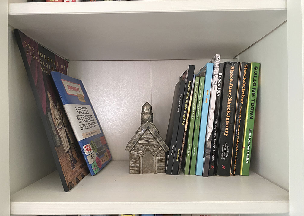 Charlie of ShockMarathons (@shockmarathons) on Twitter photo Special section of our bookshelf w/ works by <a href="/abutlerideas/">Andrew Butler</a> <a href="/DeclouxJ/">Justin Decloux</a> <a href="/doomedmoviethon/">Doomed Moviethon</a> <a href="/LunchmeatVHS/">LunchmeatVHS</a> <a href="/MoternMedia/">Matt Farley of Motern Media</a> <a href="/SurlyRalph/">Thomas Scalzo</a> <a href="/WillSloanEsq/">Will Sloan</a> Special section of our bookshelf w/ works by <a href="/abutlerideas/">Andrew Butler</a> <a href="/DeclouxJ/">Justin Decloux</a> <a href="/doomedmoviethon/">Doomed Moviethon</a> <a href="/LunchmeatVHS/">LunchmeatVHS</a> <a href="/MoternMedia/">Matt Farley of Motern Media</a> <a href="/SurlyRalph/">Thomas Scalzo</a> <a href="/WillSloanEsq/">Will Sloan</a>