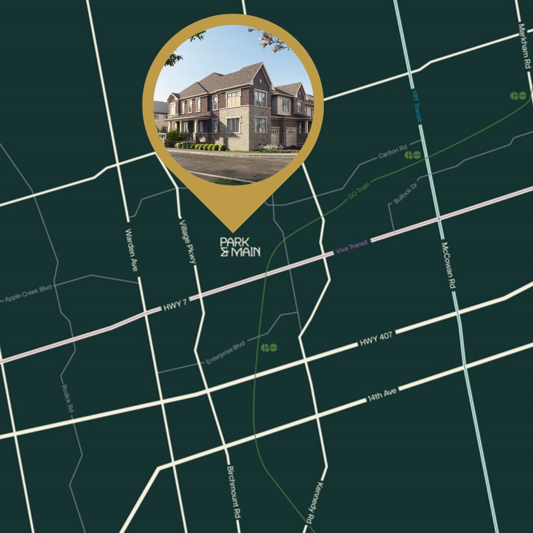 MintoHomesGTA's tweet image. Park &amp;amp; Main in the heart of Unionville. 🗺️ Explore the proximity to highways, transit, and more. Your connection hub for easy living awaits! 🏡🚗🚇

#Park&amp;amp;Main   #connectivity   #Unionville