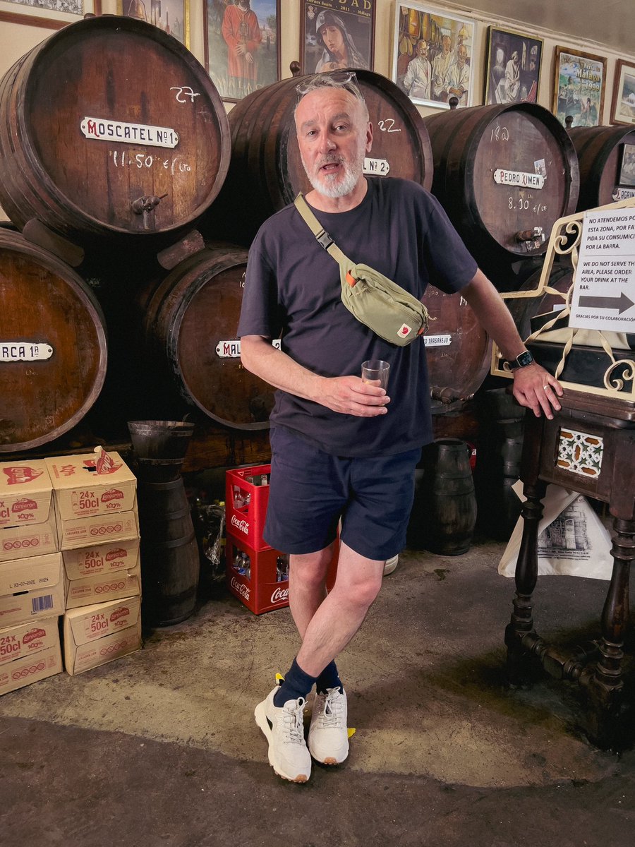 Boring travel meff… “so yes this is Malaga’s most traditional tavern and winery, founded in 1840”

What a gaff in all seriousness