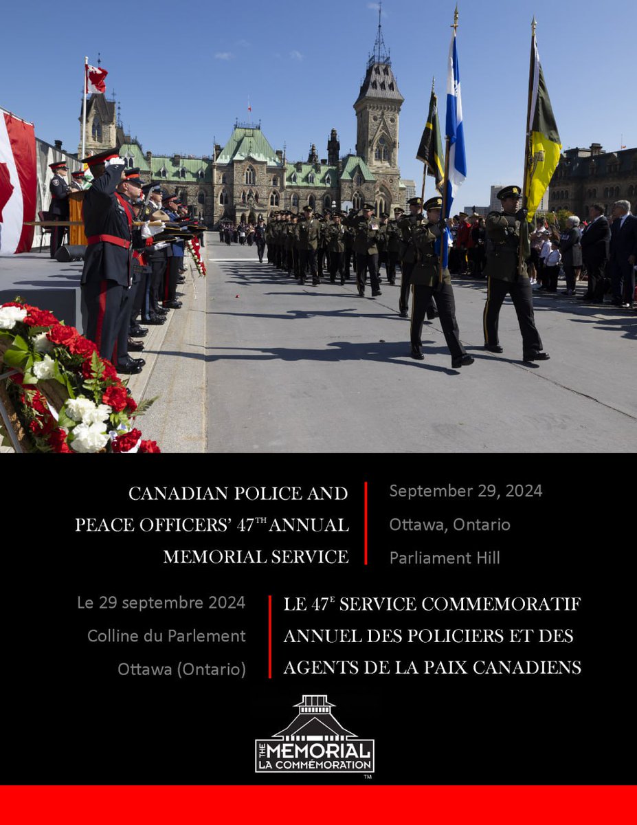 Canadian Police & Peace Officers Memorial tweet media