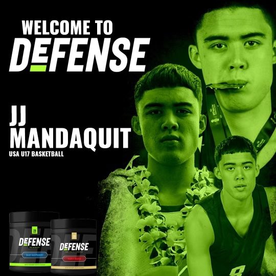 JJ Mandaquit (@jjmandaquit23) on Twitter photo Excited to announce my new partnership with <a href="/DefenseDrinks/">Defense Drinks</a>! 🏀💪 Their collagen-based sports drinks are a game-changer for recovery and injury prevention. Get 15% off with code "JJ" at checkout! Excited to announce my new partnership with <a href="/DefenseDrinks/">Defense Drinks</a>! 🏀💪 Their collagen-based sports drinks are a game-changer for recovery and injury prevention. Get 15% off with code "JJ" at checkout!