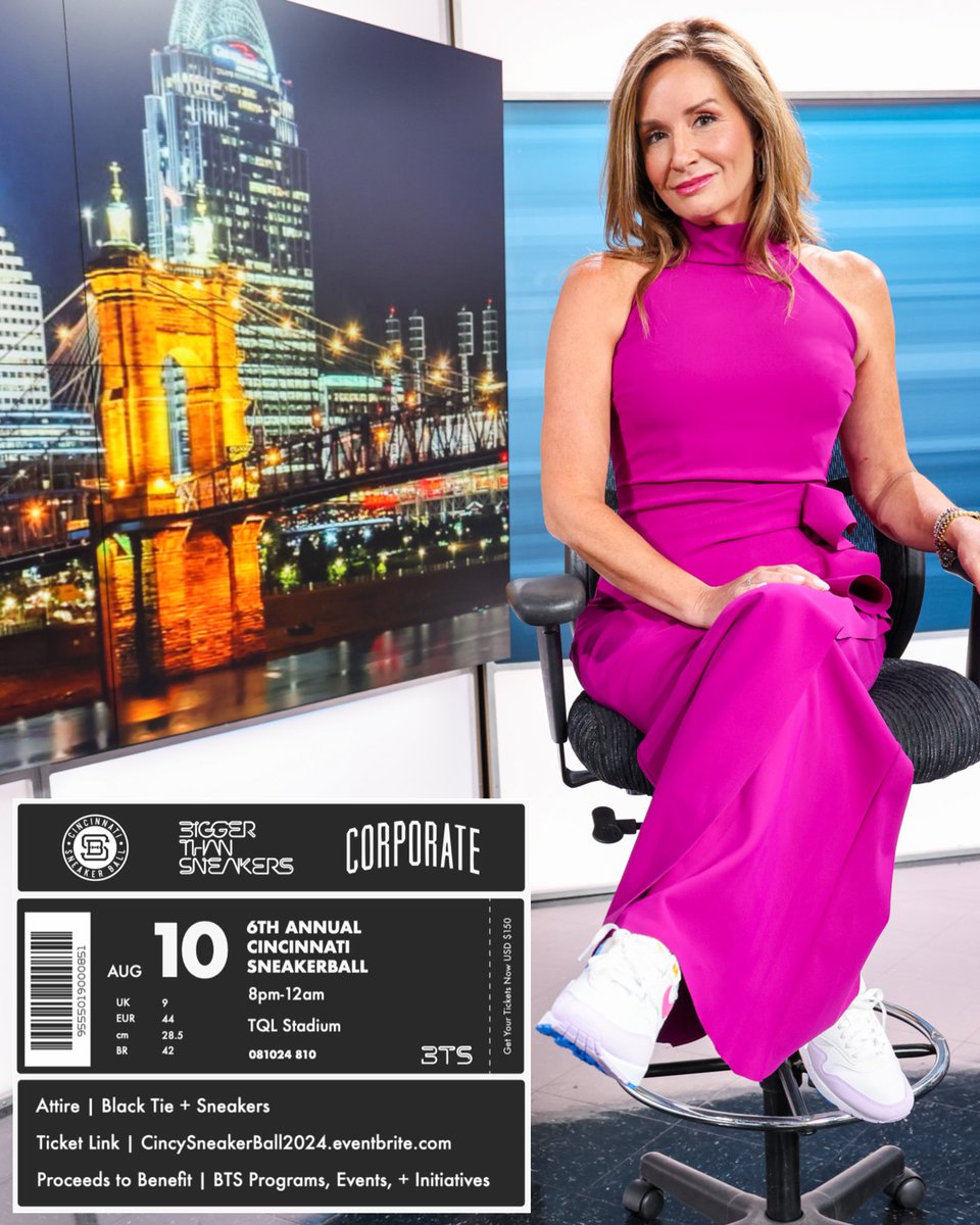 Thank you @tanyaorourke9 for spotlighting the @cincysneakerball ✨ This fundraiser is truly for the community &amp; we can’t wait see you all on 8/10 at @tqlstadium from 8pm to midnight! • #ICYMI - @tanyaorourke9 is also a 2024 SneakerBall Ambassador 👟

wcpo.com/news/local-new…