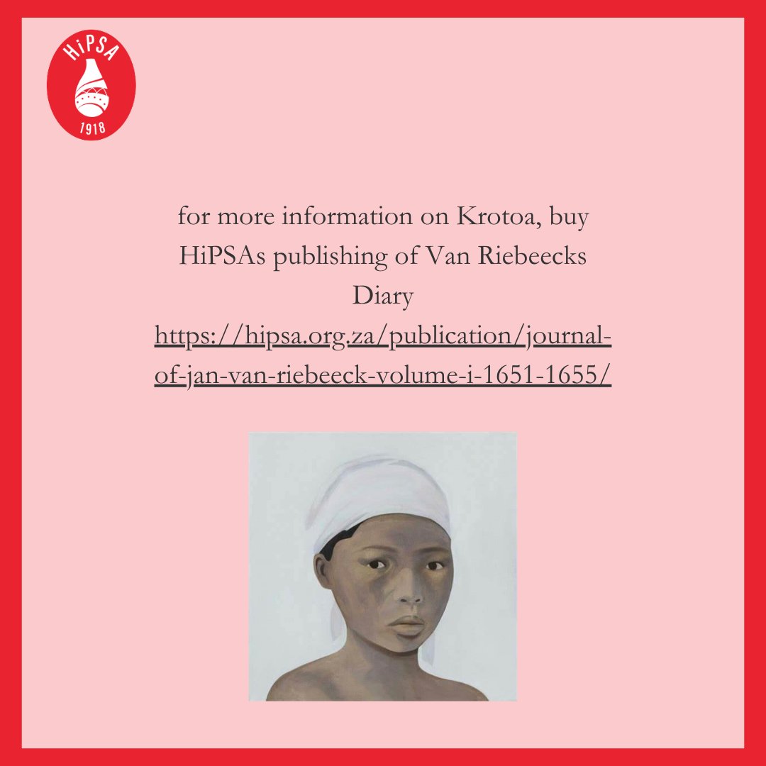 As we approach #WomensMonth in South Africa, HiPSA is honored to shed light on the story of Krotoa (Eva), one of South Africa's most important figures. Discover her remarkable journey and impact on our history through Jan Van Riebeeck's journal hipsa.org.za/publication/jo… #HiPSA #Eva