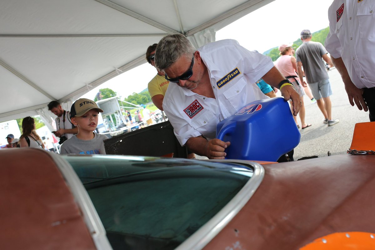 irocofficial's tweet photo. @VP_Racing_Fuels kept us running at @limerockpark ⛽️🏁

#IROC #InternationalRaceofChampions #VPRacingFuels #LimeRockPark https://t.co/XdXCZK9DXW