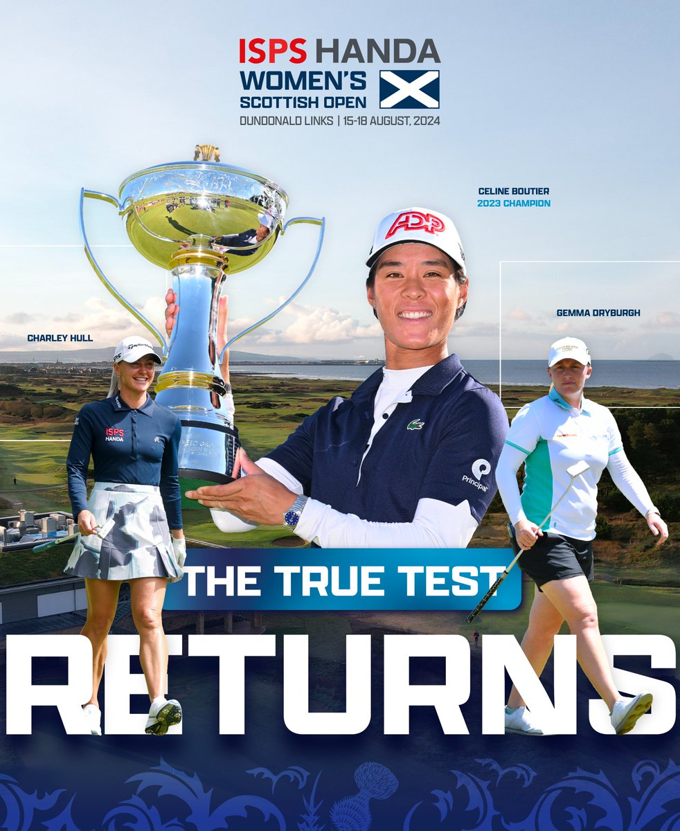 Women's Scottish Open (@womens_scottish) on Twitter photo Welcome <a href="/ISPSHanda/">ISPS Handa</a> ๐ค๐ค๐ค
One of the most prolific supporters of golf in the world, ISPS HANDA will title sponsor the Women's Scottish Open taking place <a href="/DundonaldLinks/">Dundonald Links</a> - August 15-18 ๐
Tickets on sale now! ๐๏ธ
bit.ly/4fopoKP
#TheTrueTest Welcome <a href="/ISPSHanda/">ISPS Handa</a> ๐ค๐ค๐ค
One of the most prolific supporters of golf in the world, ISPS HANDA will title sponsor the Women's Scottish Open taking place <a href="/DundonaldLinks/">Dundonald Links</a> - August 15-18 ๐
Tickets on sale now! ๐๏ธ
bit.ly/4fopoKP
#TheTrueTest