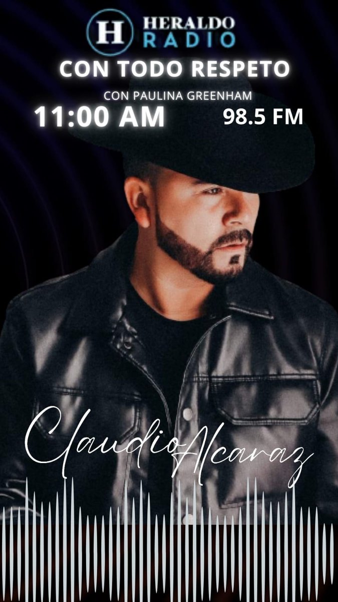 RommyElissA's tweet photo. Sigue la programación de @heraldodemexico llega la presencia de #ElSeñorDeLosFiestones @ClaudioAlcaraz 🤠🎶
📺• Esta Mañana
📻• Ponte Al Día
📻• Con Todo Respeto
Continuando el #TourPromocion #LibroDeRecuerdos 📚🎶
#ClaudioAlcaraz #ElSeñorDeLosFiestones https://t.co/r5k6vlHFHJ