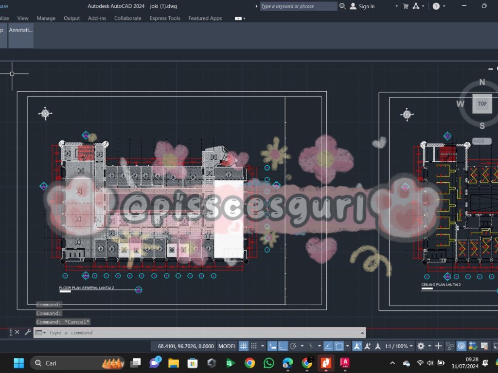 pisscesgurl's tweet photo. 🌻TESTIMONI DESAIN 2D AUTOCAD🌻

- Desain Denah Lantai
- Desain Denah Ceilling
- Desain Denah Furniture

#zonauang #autocad #denah #potongan #desain #interior #sketchup #enscape #3dinventor #3dinterior #interior https://t.co/jCEyQ3rB7g
