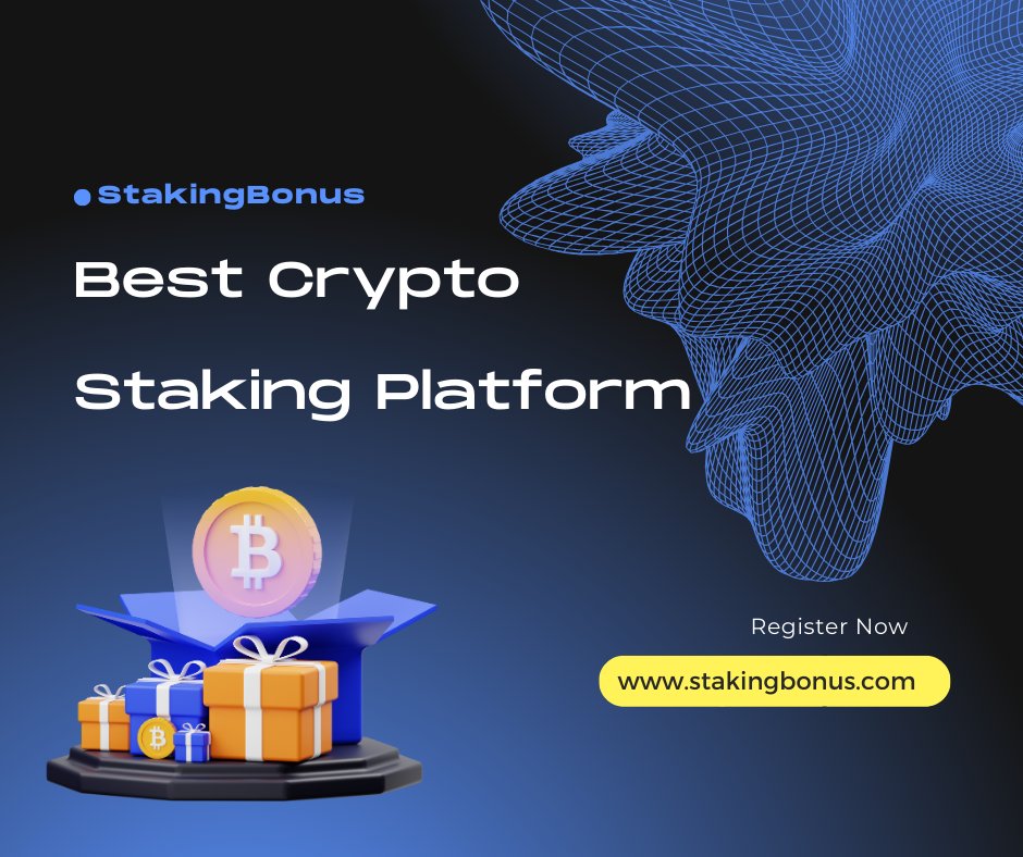 StakingBonus's tweet image. StakingBonus provides excellent solutions for staking crypto! 🚀 Explore our blockchain system and find the best plan for crypto investors. Increase your profits and start staking today! 🌟 #StakingBonus #CryptoInvesting #BlockchainSystem #StakingChoices #InvestmentPlan