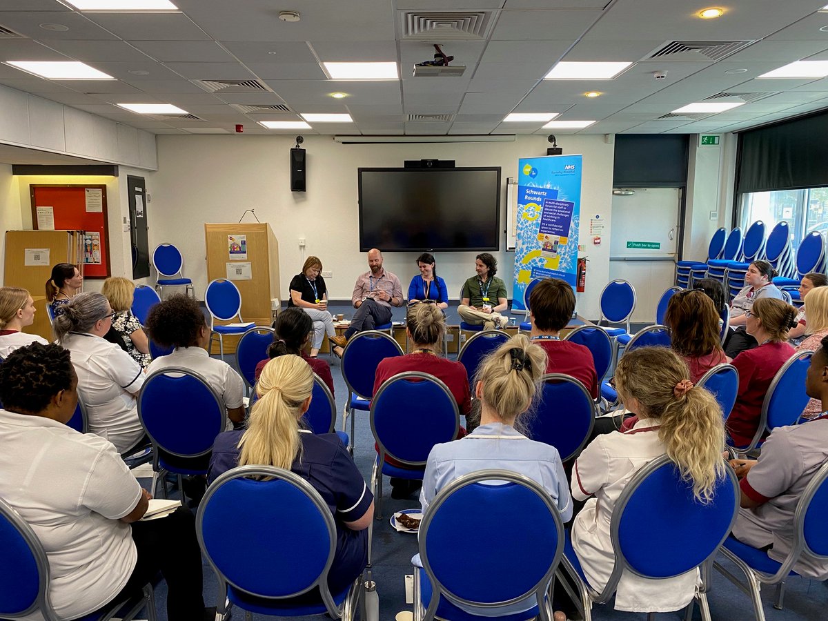 BhnftHWB_EDI's tweet photo. Thank you to everyone who attended today's Schwartz Round; #RallyingTogether. A really moving &amp; rewarding session. A big thank you to our panellists @jambsnell &amp; Margo Dirckx &amp; our facilitators @HelenG2022 &amp; Carl Barnes. Save the date for our next session Wed 2nd Oct, 2.30pm. https://t.co/KDv6HQ7lS0