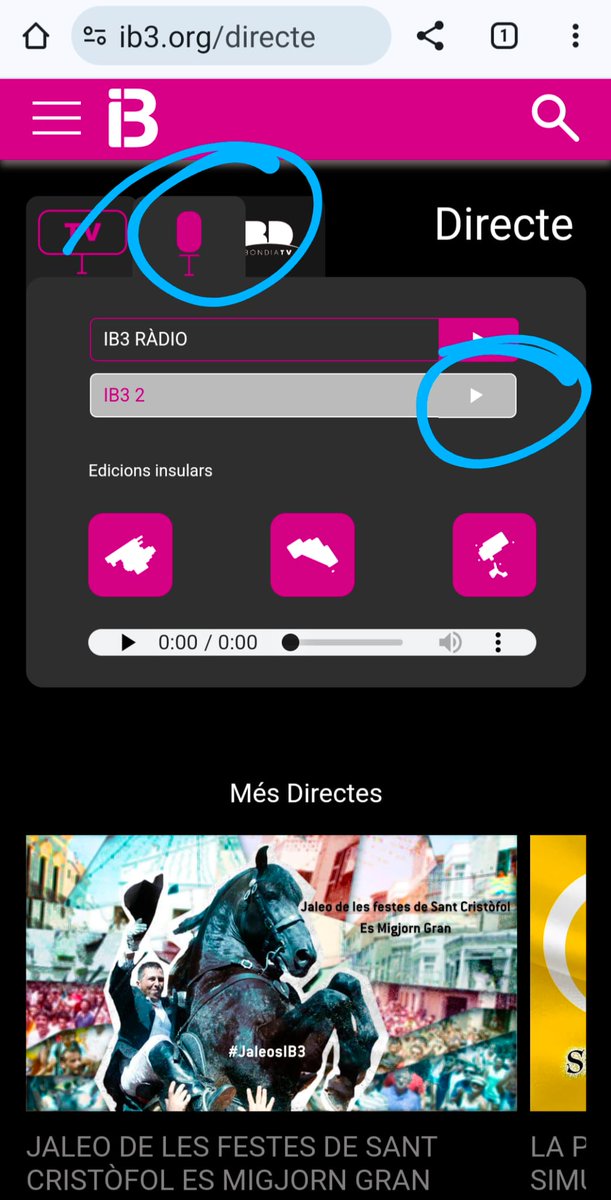 Avui emetem #EntreAvuiiDema pel 2on canal #IB3Ràdio En el 1er juguen <a href="/RCD_Mallorca/">RCD Mallorca</a> i Poblense

20h ib3.org/directe 

Tenim convidats  🙌
<a href="/dalvarez37/">David Álvarez</a> i <a href="/adbalear/">ADB</a> sobre comunicació i XS
Nacho Corredor i Adrián Jofre de <a href="/be_bartlet/">beBartlet</a>, i <a href="/Gorijaume/">Gori Jaume 👹</a>  sobre incidència pública