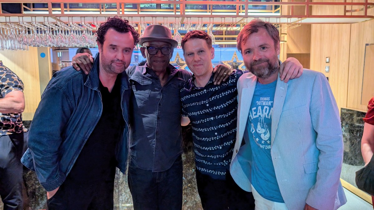 When proper inspirations become mates &amp; supporters..Cheers for coming Danny boy X