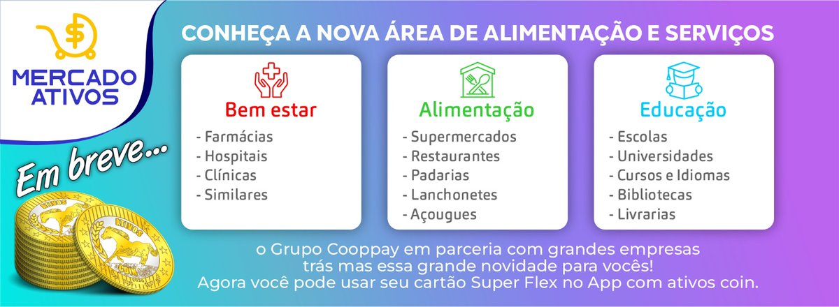 CravoLin's tweet image. Ativos coin.