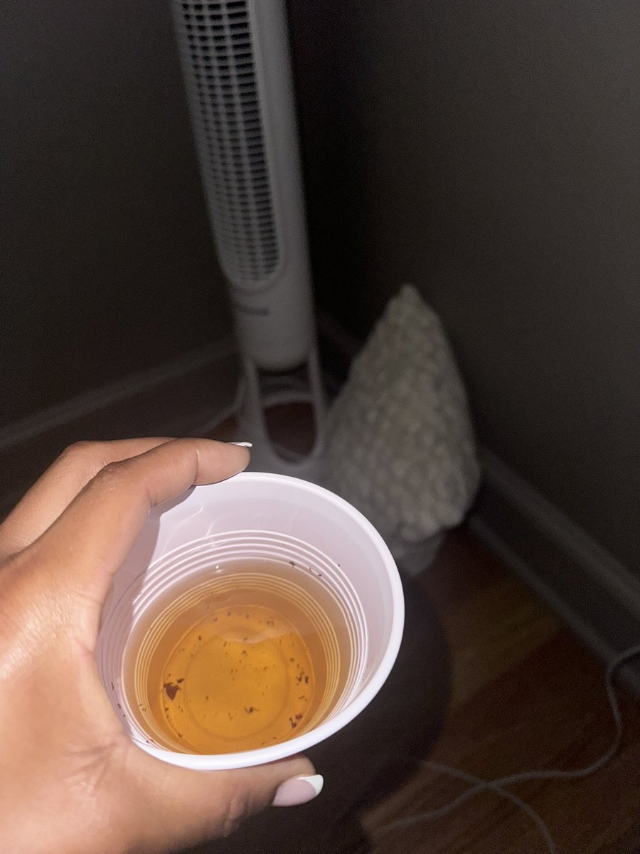 Last night I woke up thirstier than a stud with a straight woman. So i grabbed the cup next to me on the night stand, why i took a thick ahh sip of backwood water.