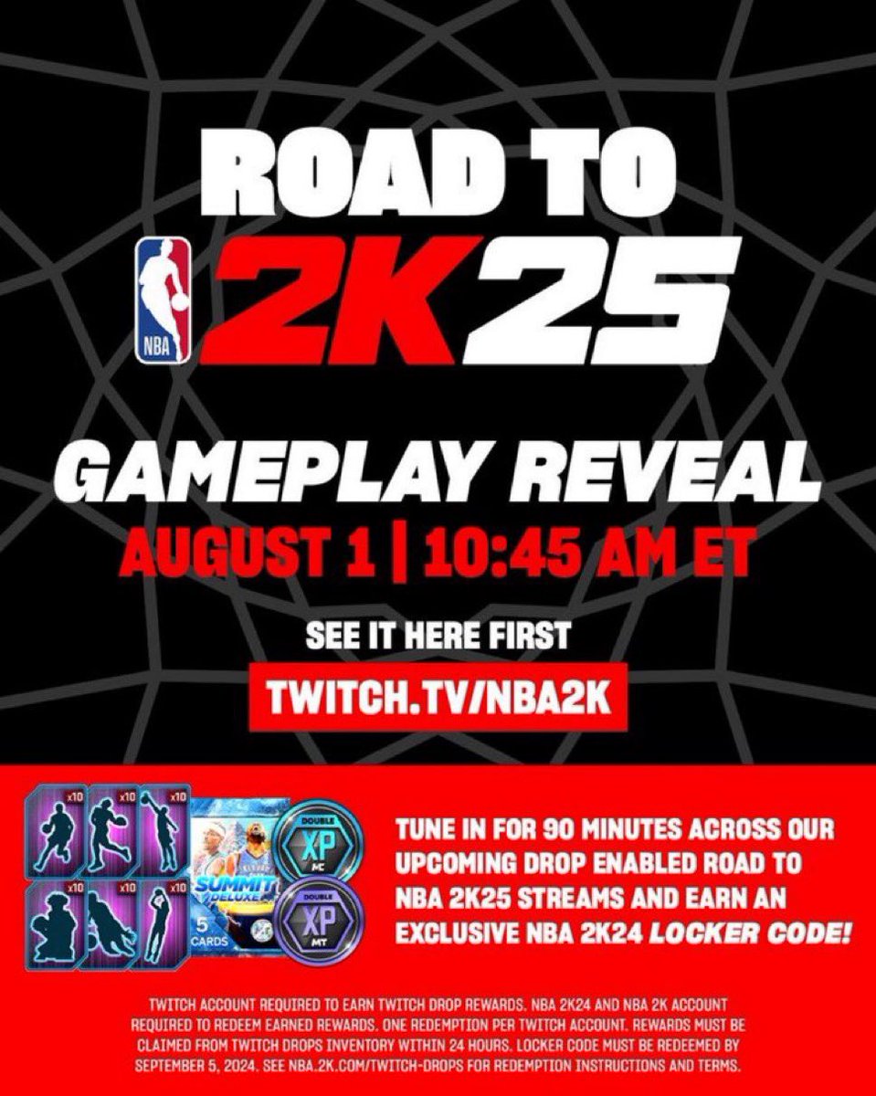 NBA2KMovement's tweet image. ROAD TO GAMEPLAY REVEAL #NBA2K25
