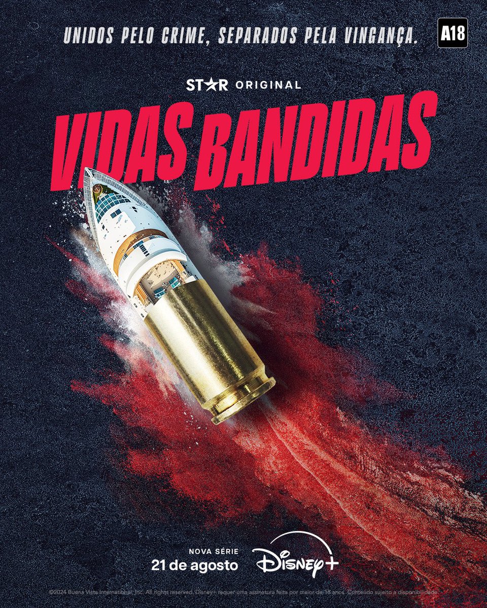 🚨 Pôster oficial de ‘Vidas Bandidas’, nova série estrelada por Juliana Paes, Rodrigo Simas e Thomas Aquino.