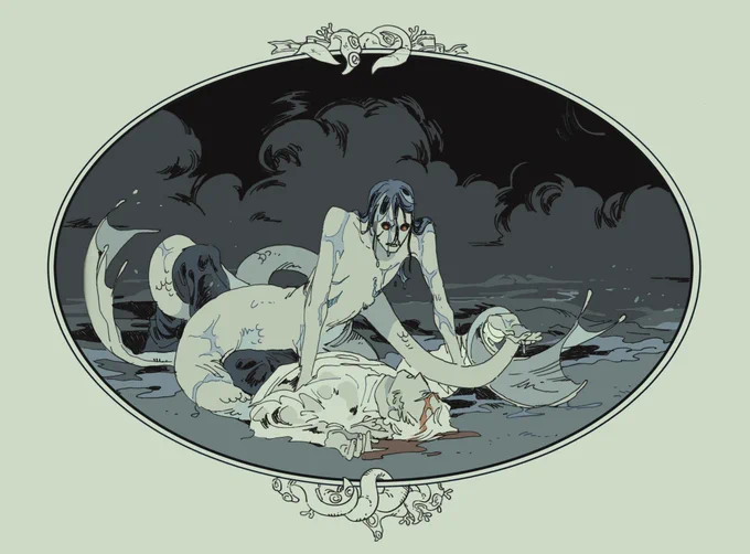 The little mermaid meets the King, 1836  