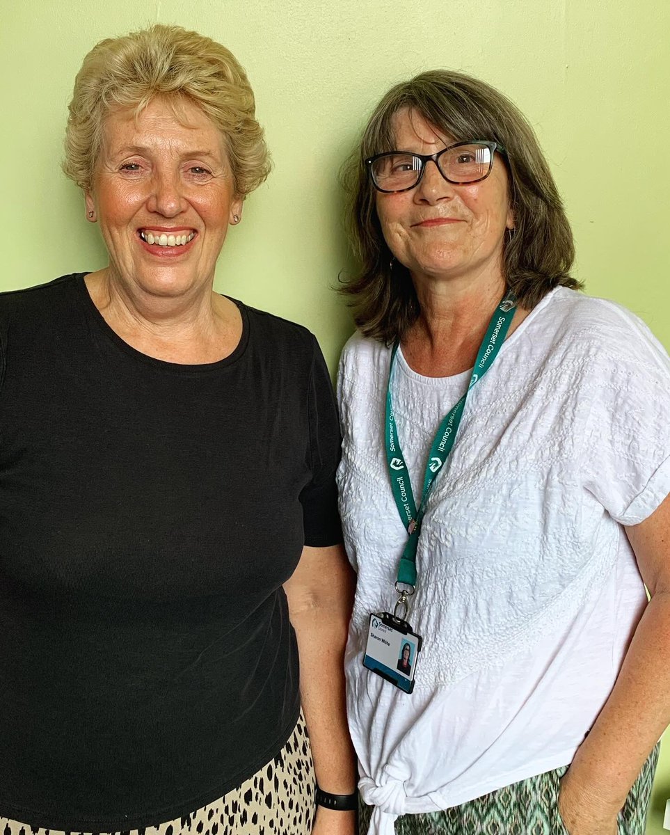 nathyc1972's tweet photo. Steph’s final shift    @SomersetLib #BridgwaterLibrary has just finished after 44 years loyal service @SomersetCouncil. Know you’ll be missed &amp; I’m sorry the words in my farewell card made you cry (you’d done so well until that point!) #FinalShiftDone #44Years #SuperSupervisor https://t.co/AHpQIf3J5w