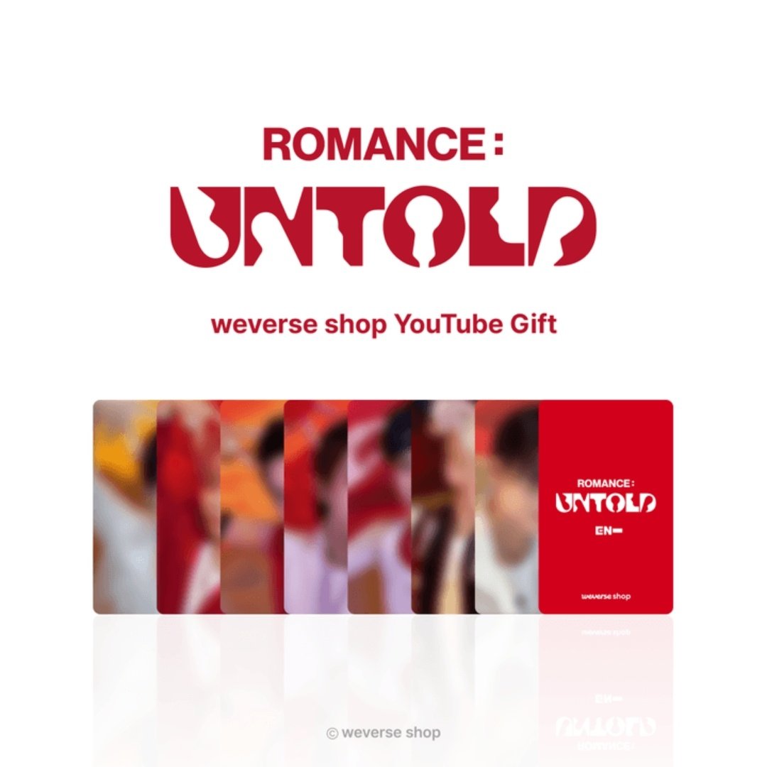 ENHYPEN ROMANCE : UNTOLD YouTube ギフト