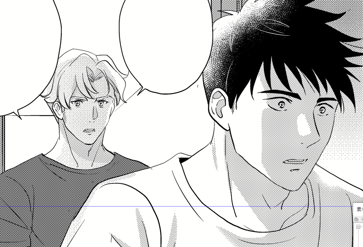 スミイサもっと会話して、という気持ちで描いてた 