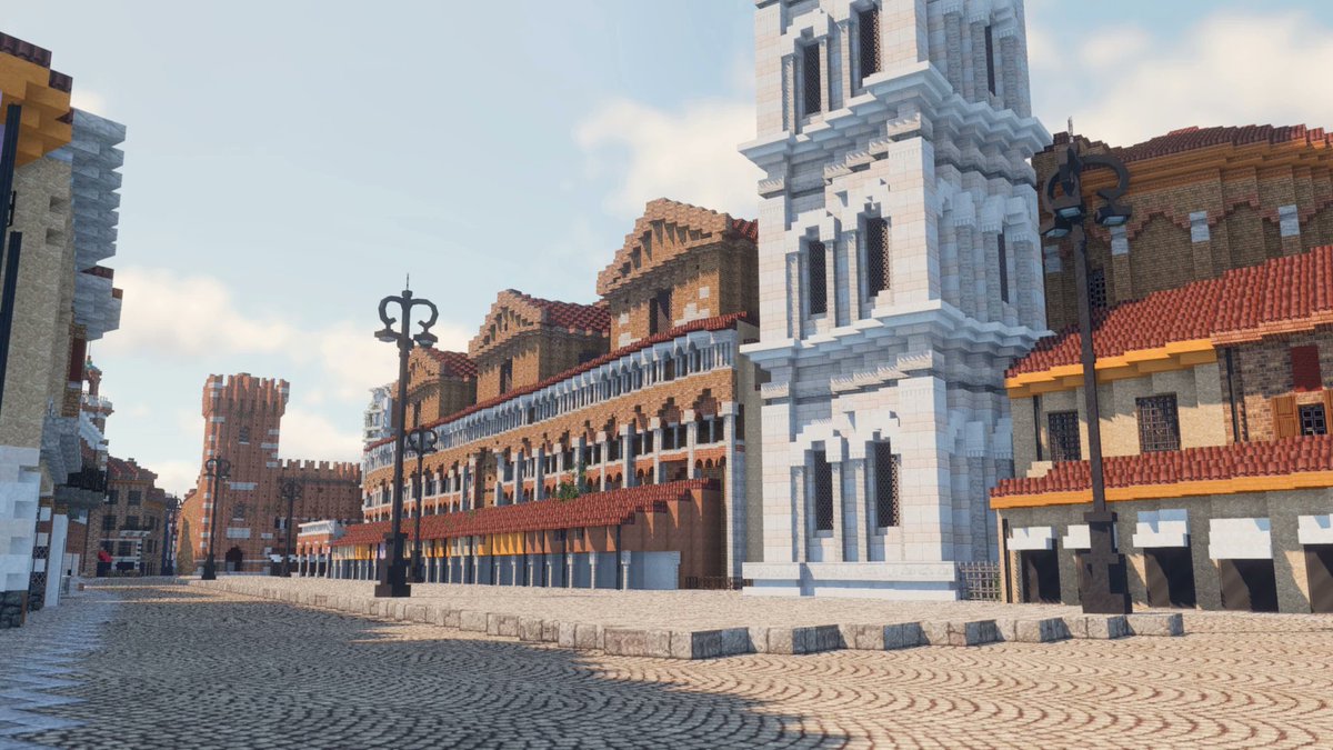 PlanetMinecraft's tweet image. 🇮🇹 Explore the beauty of an Italian city recreation of Ferrara! Created as part of their university thesis, this project showcases the immersive potential of Minecraft for recreating real places.

Check it out and Download here: planetminecraft.com/project/ferrar…

#Minecraft…