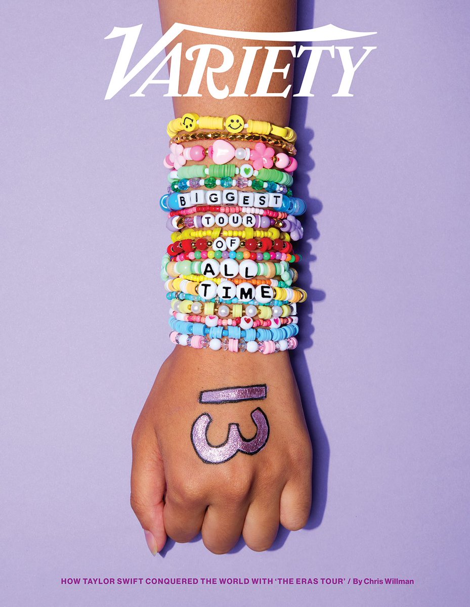 Taylor Swift’s ‘The Eras Tour’ graces the cover of Variety.