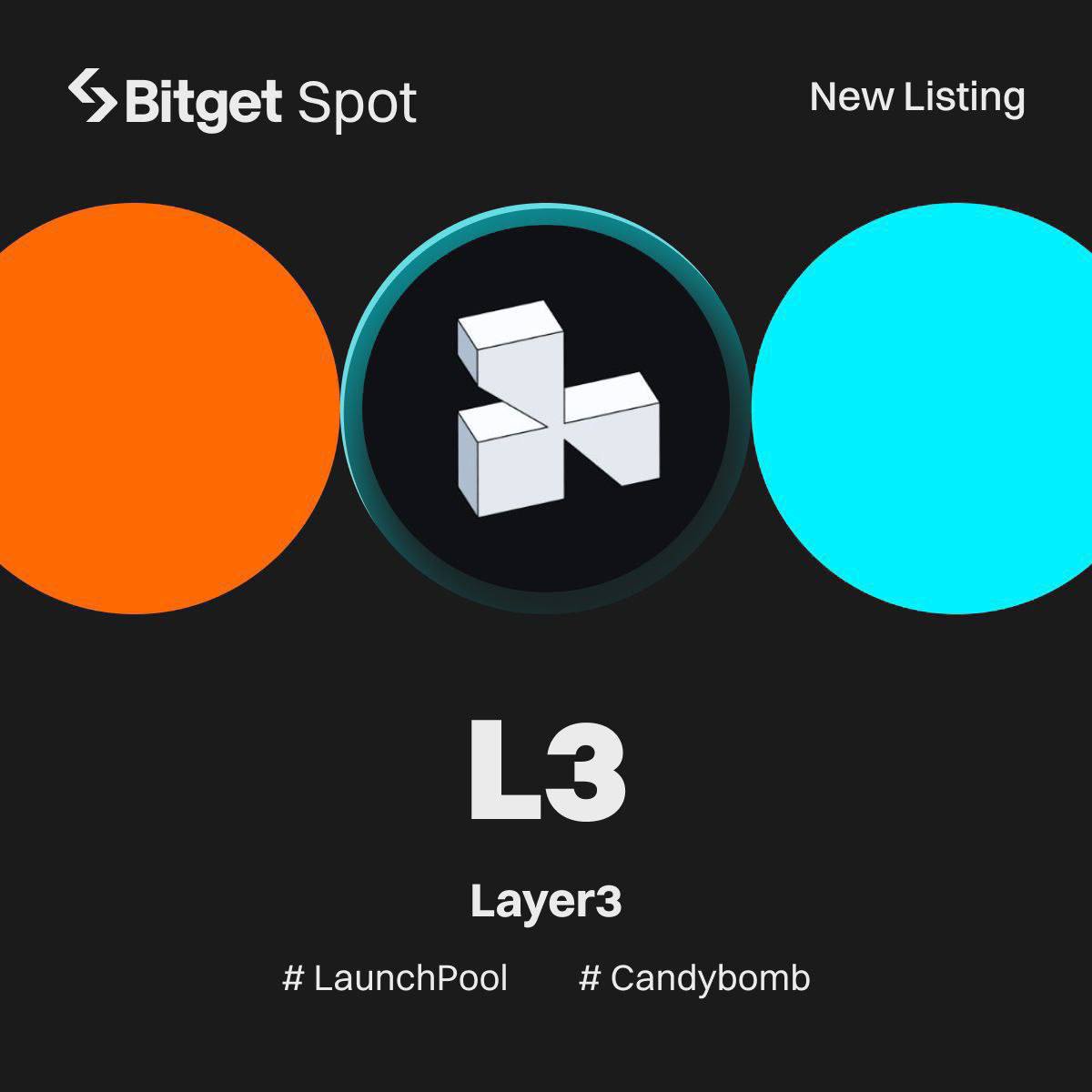 Check out #Layer3 (L3) now available on <a href="/BitgetIndia/">Bitget South Asia</a>s Launchpool and Candybomb!

🎉 Seize the opportunity to claim a portion of 6,163,000 $L3 via Launchpool and CandyBomb!

Find out more here 👉bitget.site/support/articl…

#Layer3 #Bitget #L3listBitget @BitgetIndia