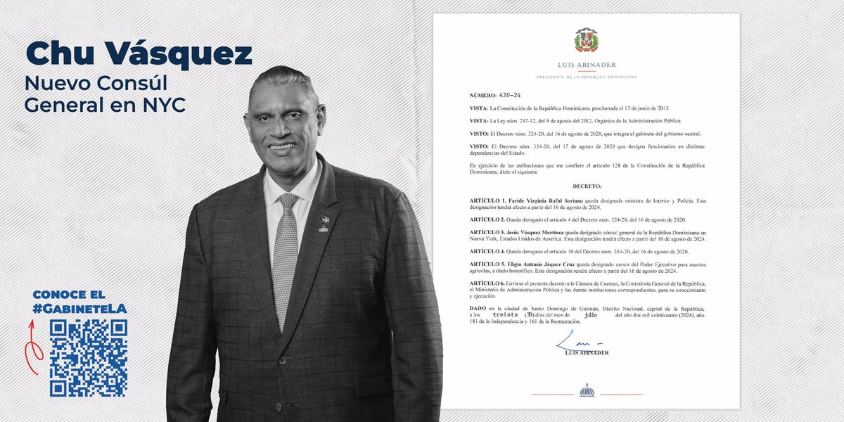 Luis Abinader tweet media