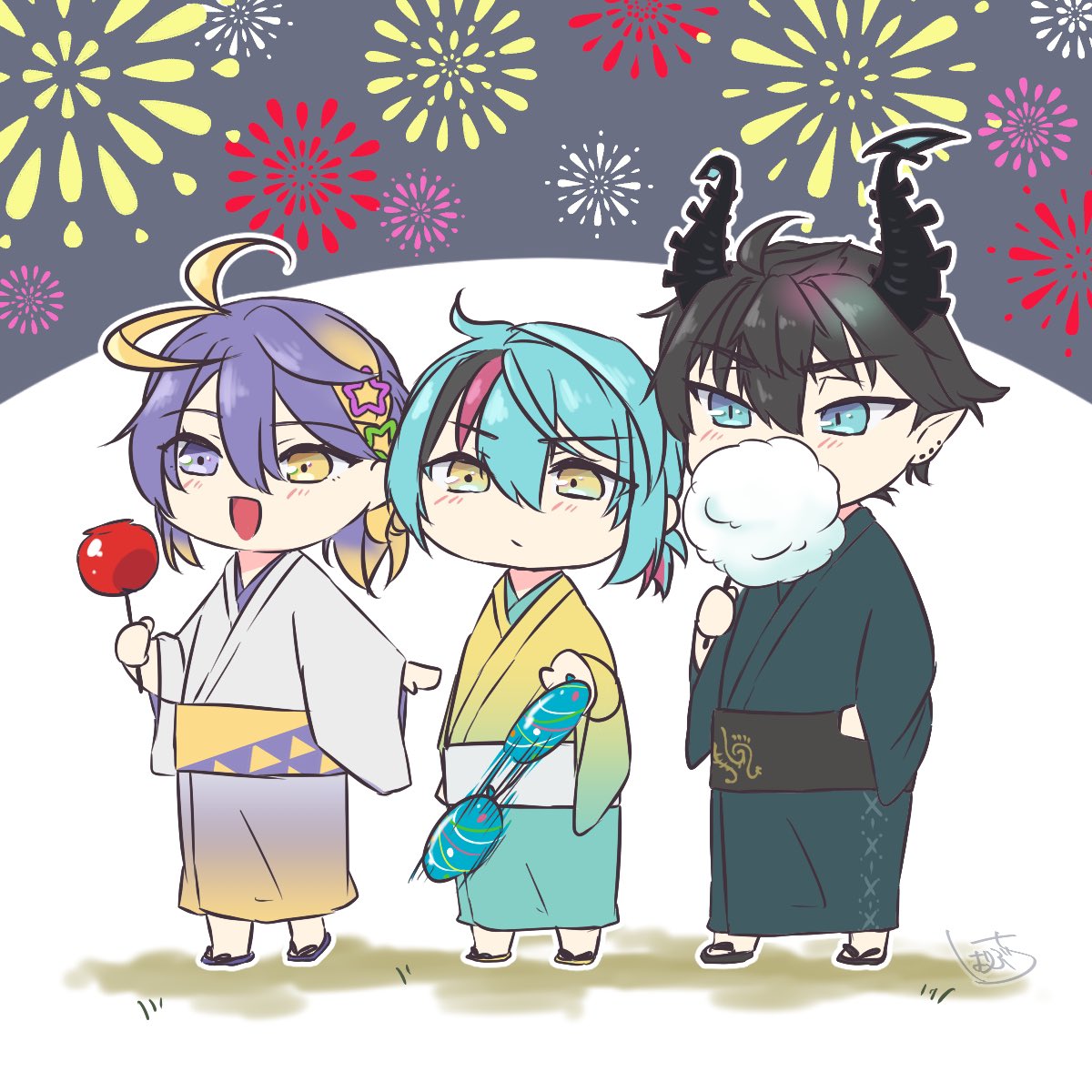 日付超えちゃったけど!
7月はILUNA月間でしたね🥳
 #今月描いた絵を晒そう 