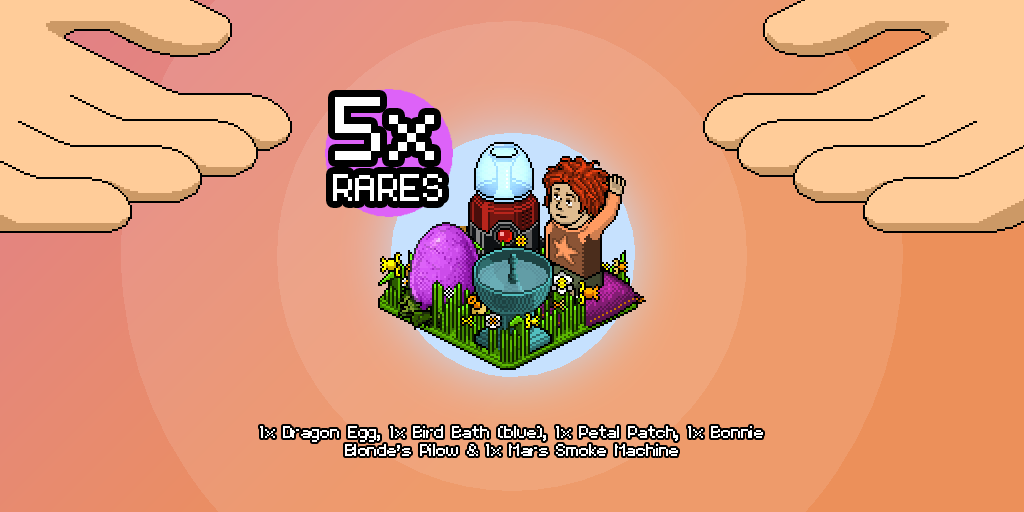 stinkywilfy's tweet photo. WILF'S 5x RARE GIVEAWAY for @HabboOrigins ✨

Win yourself 1x Dino, 1x BB, 1x PP, 1x Pillow and 1x Smoke Machine! 

TO ENTER:
👯 Follow @OriginsWilf 
🔁 Retweet this post

WINNER WILL BE ANNOUNCED ON SAT 3RD AUG! (.com only)

Good luck!
Wilf https://t.co/aM1mE1R2oP