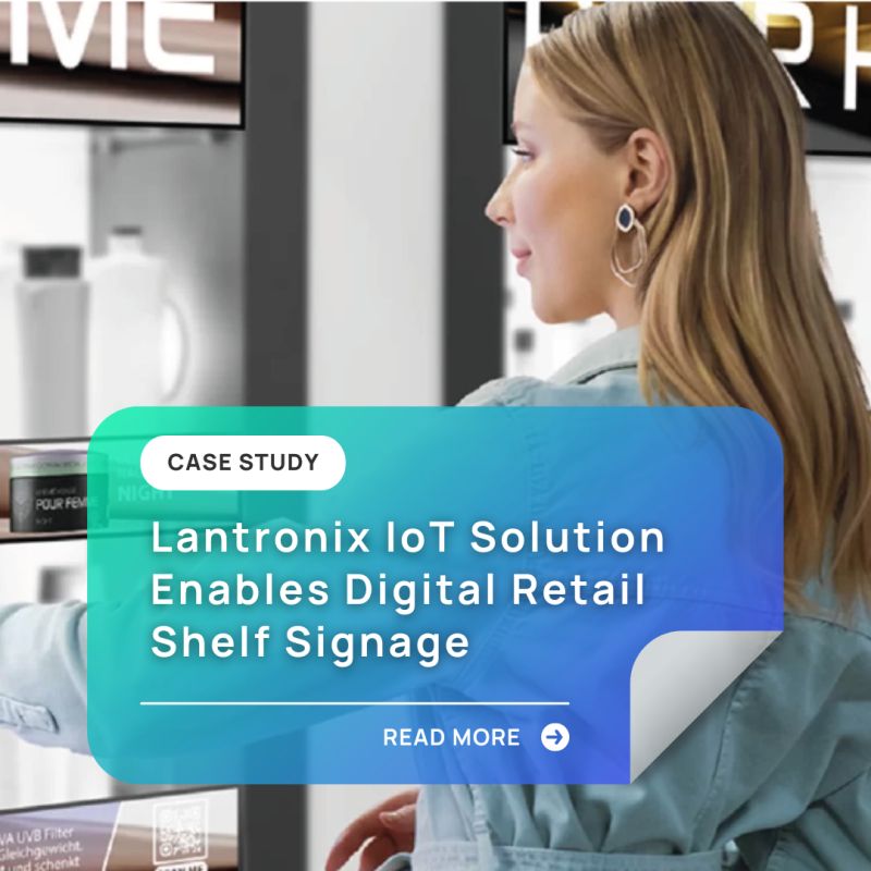 Utilizing <a href="/lantronix/">Lantronix</a> IoT &amp; connectivity solutions, HY-LINE Group created a Smart Shelf retail solution that engages customers &amp; captures buying behavior analytics. Find out how we enable retailers to deploy and manage #SmartShelves across stores, globally. bit.ly/3KCe3sj