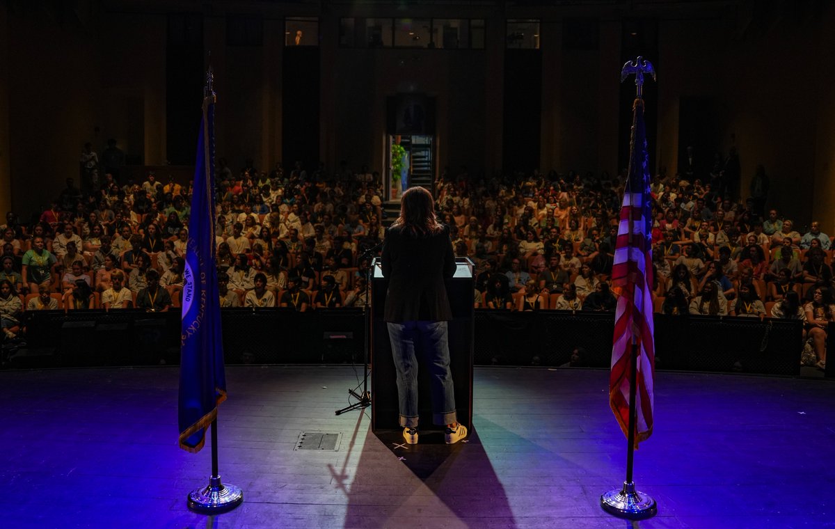 Kentucky's Governor's Scholars Program provides around 1,000 of Kentucky's brightest rising high school seniors the opportunity to sharpen their leadership skills. I visited the group at Murray State University and they are already making us proud.