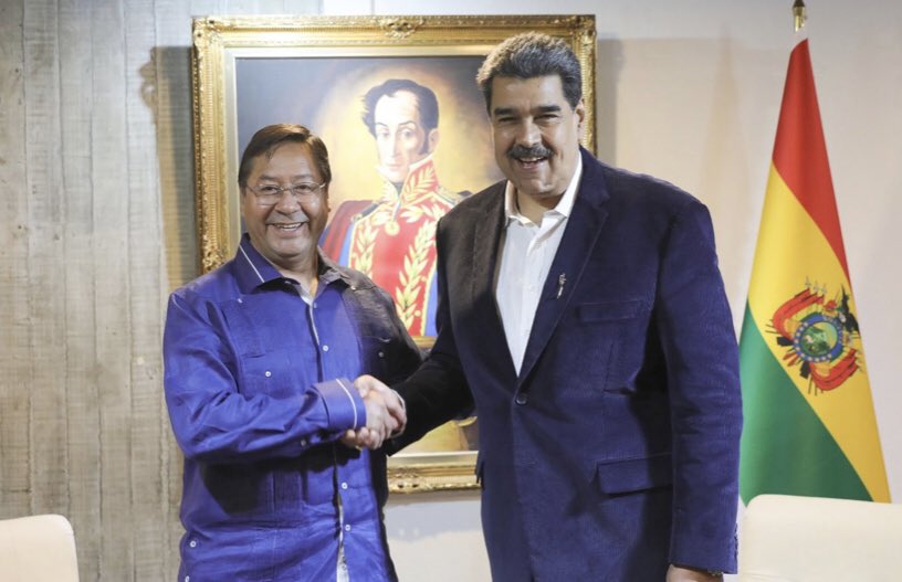 Si eres un boliviano de bien debes repudiar la tiranía de <a href="/NicolasMaduro/">Nicolás Maduro</a>. El presidente fraudulento <a href="/LuchoXBolivia/">Luis Alberto Arce Catacora (Lucho Arce)</a> no nos representa