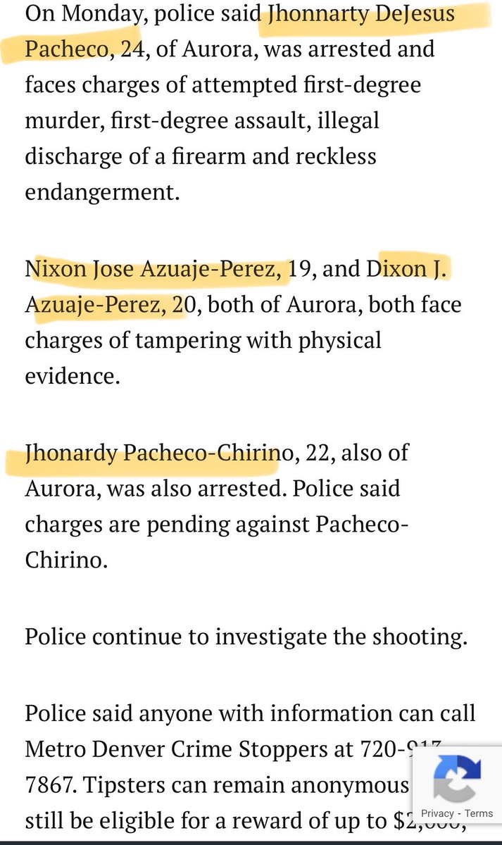 dobetterdnvr's tweet image. All four suspects arrested are from this event are from VENEZUELA. 

There was a SWAT standoff where TDA threatened the apartment management company with death threats. 

They’ve now taken over the building. 

Oh and now they’re extorting residents for rent money. 

cover that!