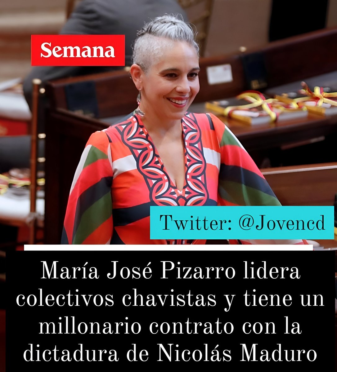 🚨ÚLTIMA HORA🚨
María José Pizarro senadora CHAVISTA lidera colectivos chavistas con contrato de 130 MILLONES DE PESOS con Nicolás Maduro.
PETRO Y MADURO ASESINOS DE MIRAFLORES!
ESPÍRITU DE CHAVEZ ASESINO!
RETWEET 🔁 SI RECHAZAS A MARÍA PIZARRO
#VenezuelaLibredeDictadura #31Jul