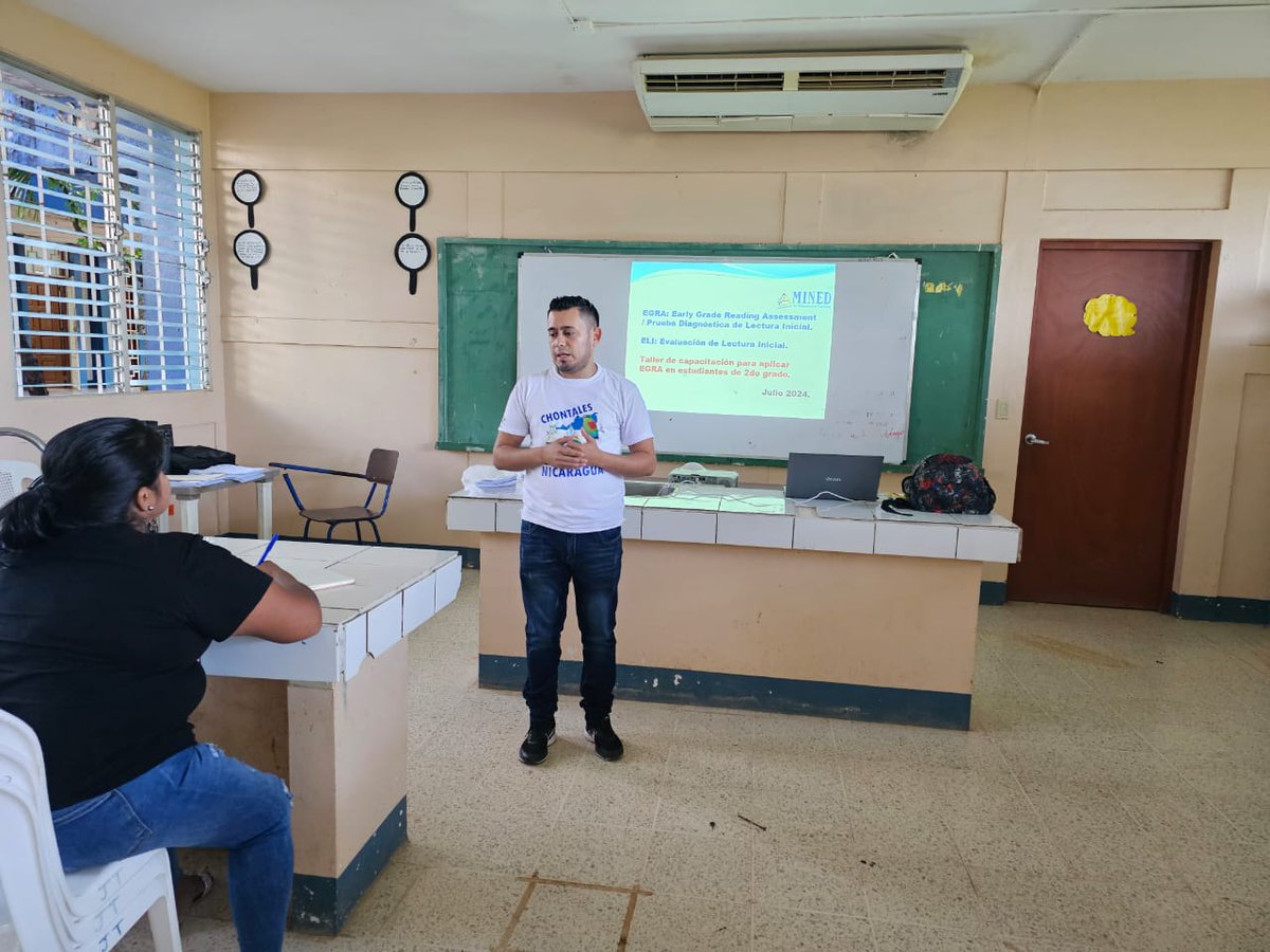 Nos  preparamos para la Aplicación Pruebas EGRAS, para verificar  como están  leyendo y escribiendo nuestros niños y niñas y así fortalecer los  procesos  de lectoescritura en la alfabetización inicial. #SandinoSiempreMasAlla <a href="/MendyArauzS/">Mendy Arauz Silva</a> <a href="/minednicaragua/">Ministerio de Educación Nicaragua</a>