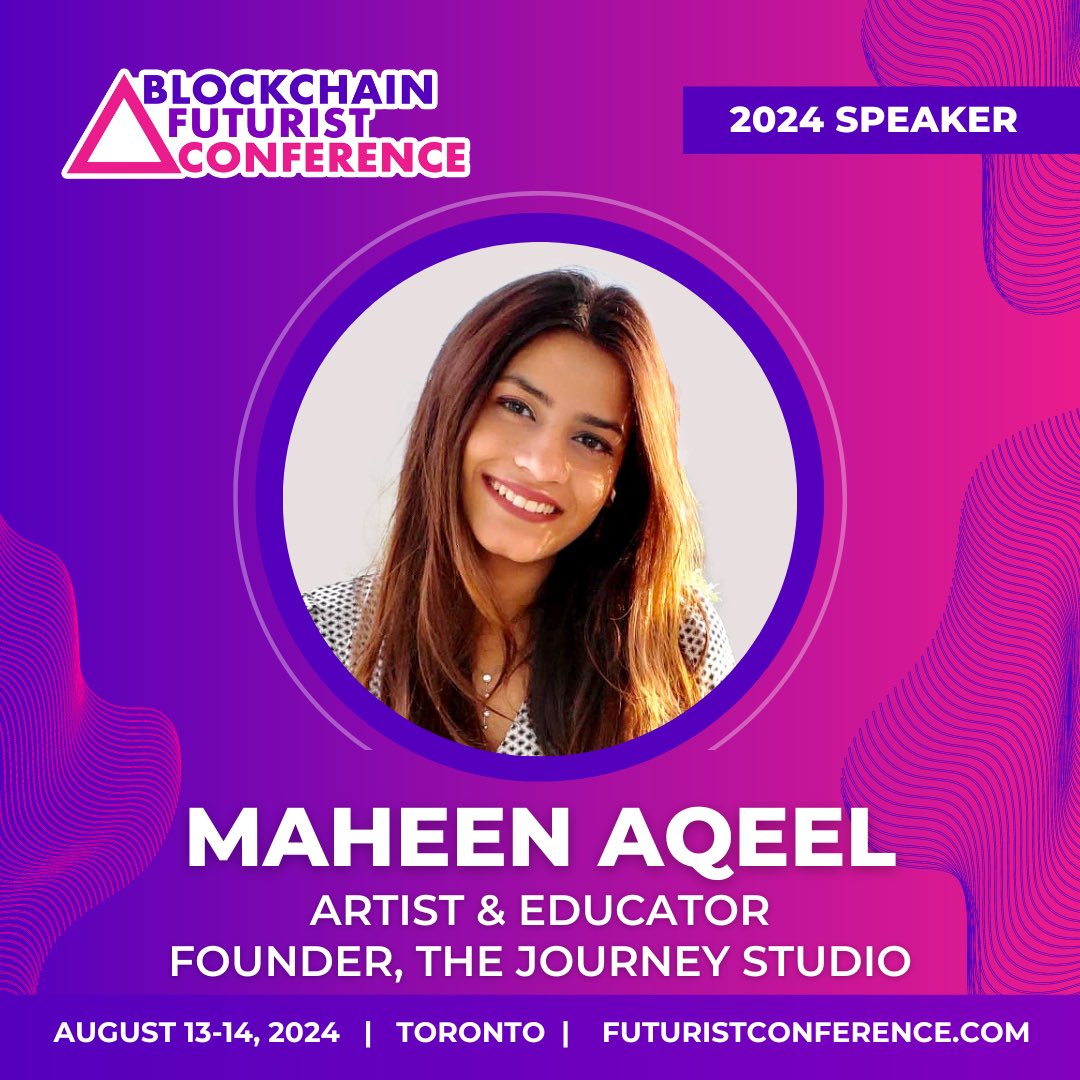Maheenblues (@maheenblues) on Twitter photo Gm! everyone!
I woke up to exciting news yesterday! After being a curator, I’ve been selected as a speaker at the biggest crypto conference in Canada 😊🇨🇦
I’ll be speaking on the 13th at the Futurist Conference <a href="/Futurist_conf/">Blockchain Futurist Conference</a> at Rebel Toronto. Thank you all for your love and Gm! everyone!
I woke up to exciting news yesterday! After being a curator, I’ve been selected as a speaker at the biggest crypto conference in Canada 😊🇨🇦
I’ll be speaking on the 13th at the Futurist Conference <a href="/Futurist_conf/">Blockchain Futurist Conference</a> at Rebel Toronto. Thank you all for your love and