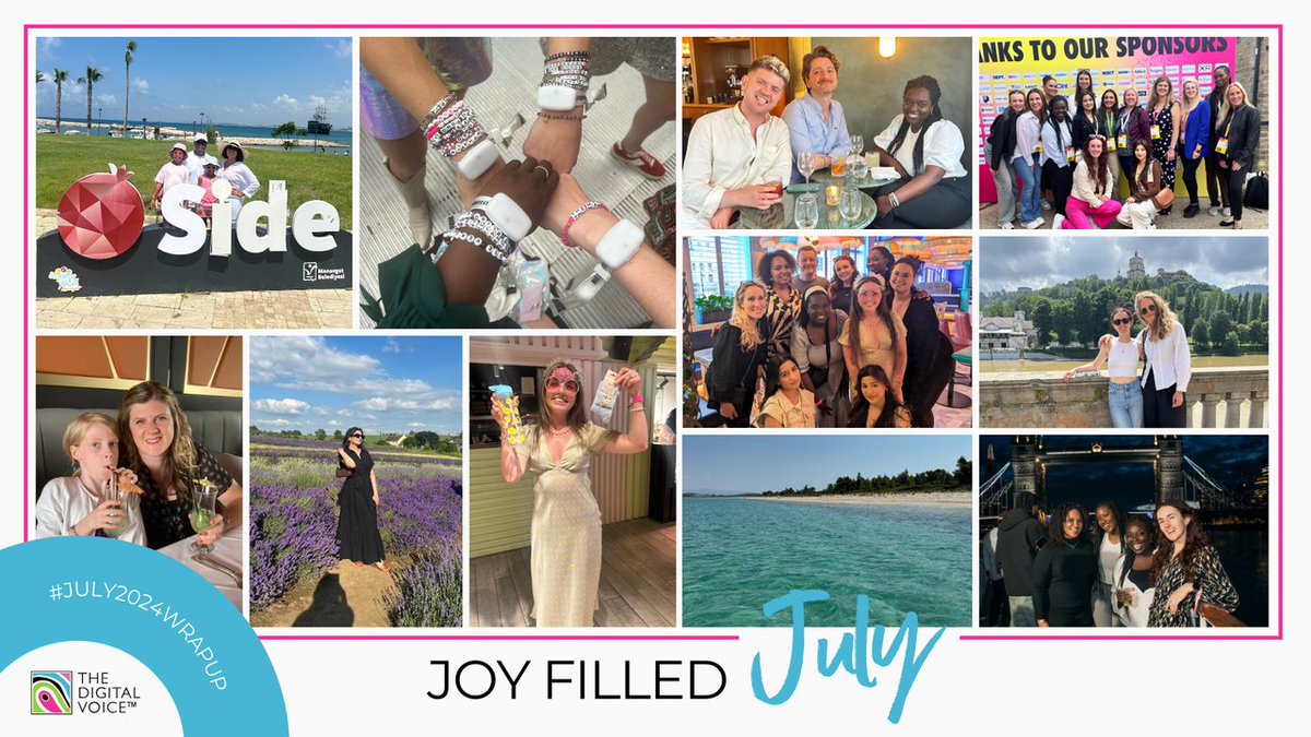 July has been jam-packed for the team in the best way possible - filled with team meet-ups, birthdays, client events and the start of a few well-deserved holidays. 🙌 

Now time for us to rest, recharge and get ready for the months ahead! 💆 

#TheDigitalVoice #DreamTeam