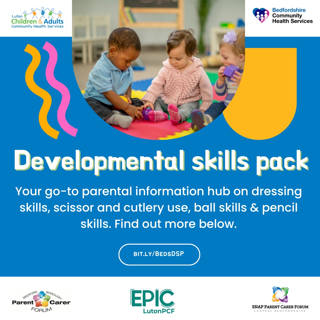 LutonCommNHS's tweet photo. Celebrating the power of occupational therapy! Our #DevelopmentalSkillsPackage helps children with #OccupationalTherapyDifficulties to reach their potential https://t.co/x7jWDeB6J8 #OTR #CognitiveGrowth https://t.co/Khz11lVeCP