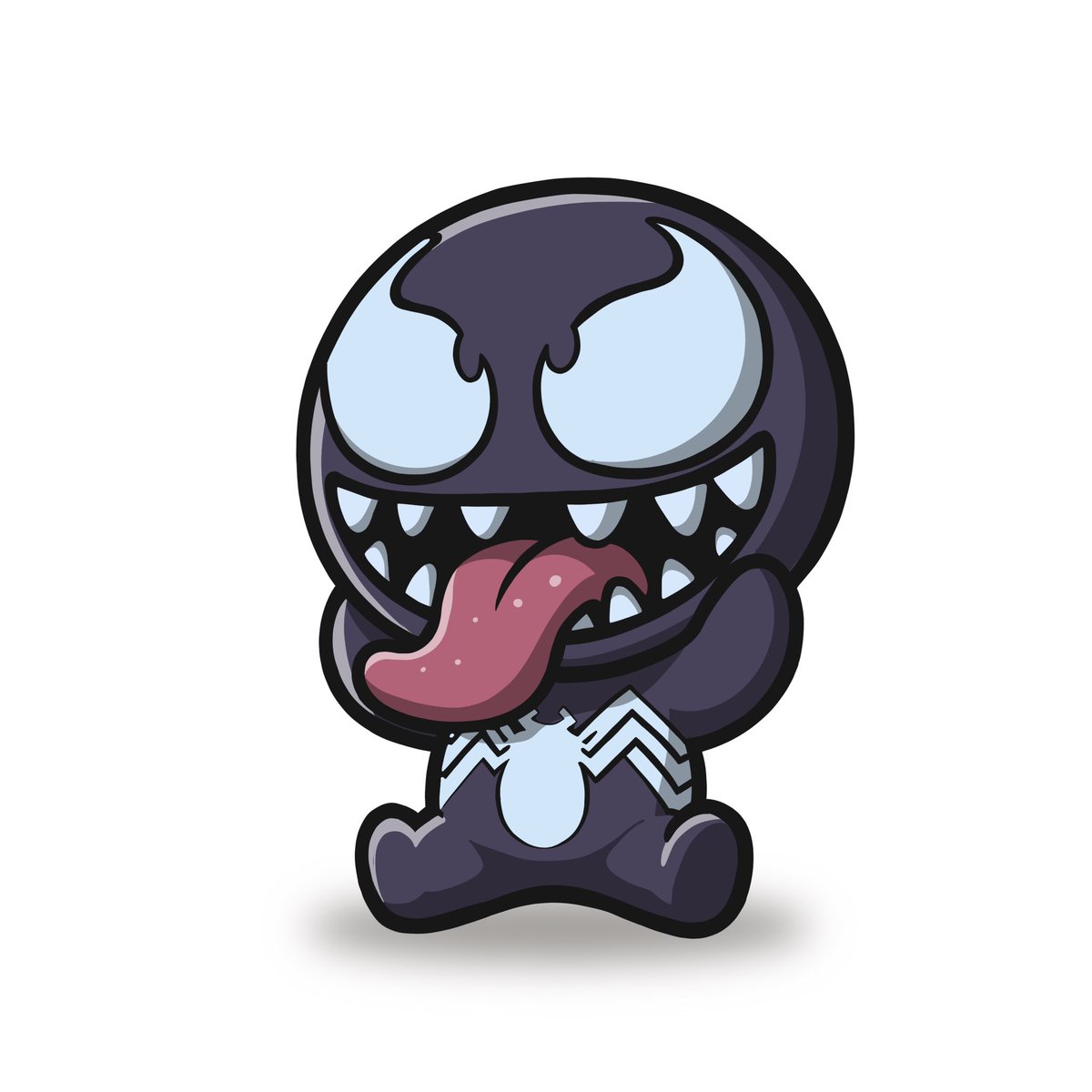 telmitto's tweet photo. “Venom!” - Venom, the iconic anti-hero with a sinister edge and a complex personality! 🖤🕷️

#venom #SpiderMan #SpiderVerse #marvel https://t.co/XElphym6yI