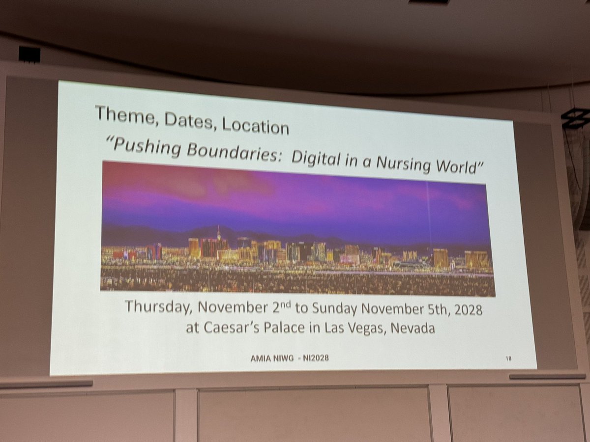 Goodbye #NI2024! Great fun, learning, inspiring talks, and wonderful hosts. ♥️ 
Hello Las Vegas 2028! Looking into the future..