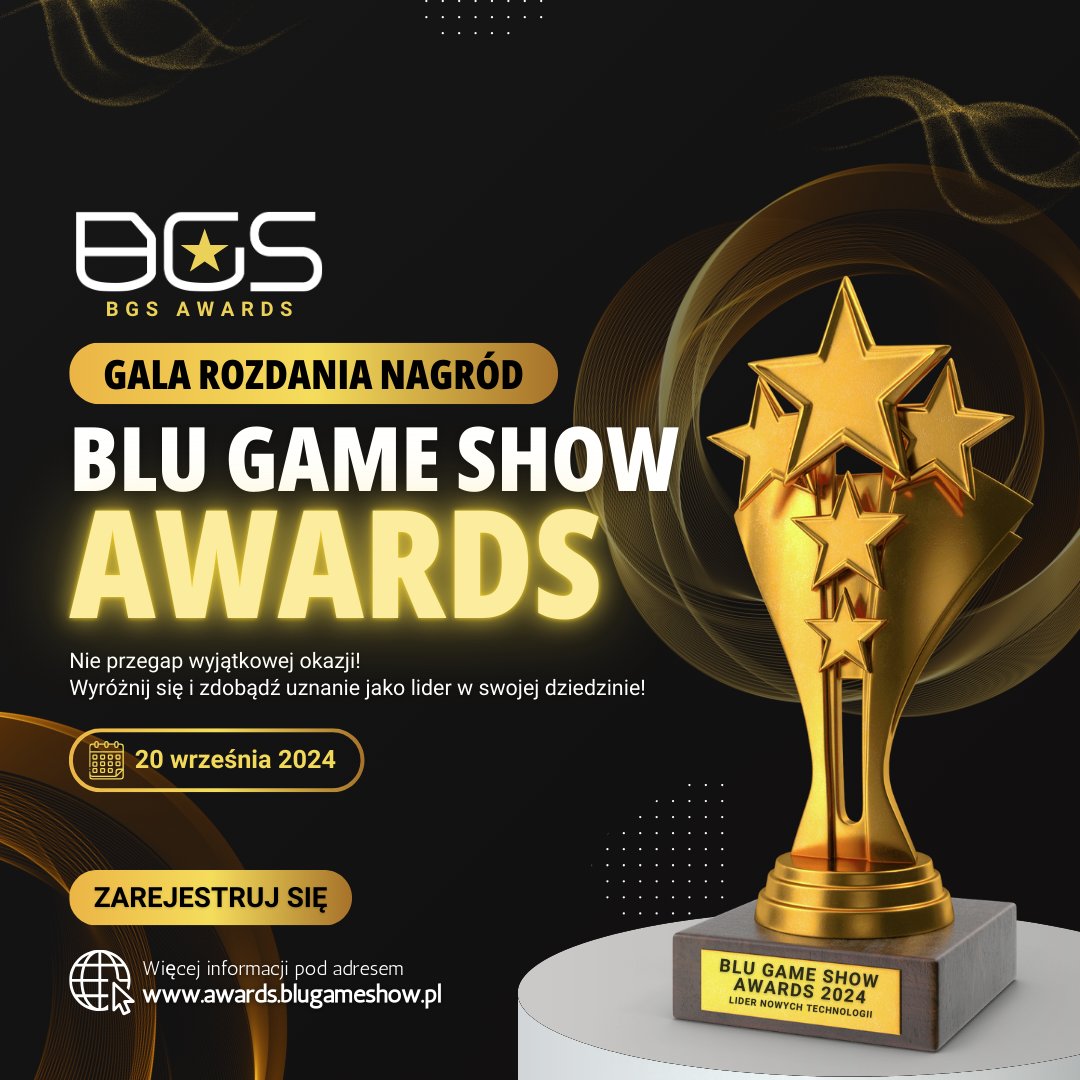 Blu_Game_Show's tweet photo. ✨Oficjalnie otwieramy zgłoszenia do BGS Awards✨-prestiżowego konkursu dla liderów z branży gamingowej, e-sportowej 🎮 i nowych technologii!
👉Zarejestruj się tutaj:https://t.co/nZHtio4Jo2
#BGSAwards #BGSAwards24 #EXPO #Gaming #BluGameShow #BluGameShow2024 #esport #Bydgoszcz https://t.co/9gGKOwlTXt
