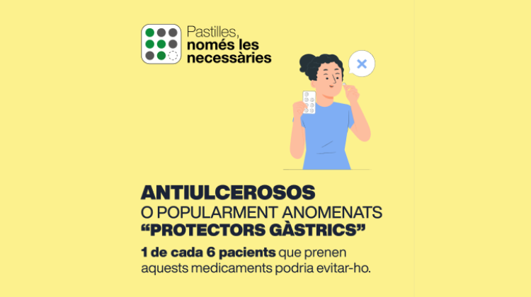 hjoan23's tweet photo. 💊 1 de cada 6 persones que prenen antiulcerosos o “protectors gàstrics” podria evitar-ho.
👉🏻 Redueixen la secreció d’àcids de l’estómac i les malalties que provoquen.
⚠️ El seu ús continuat pot tenir efectes adversos en la teva salut.
➕ info a https://t.co/COmXKcwE8z https://t.co/sD4Y5MfwrN