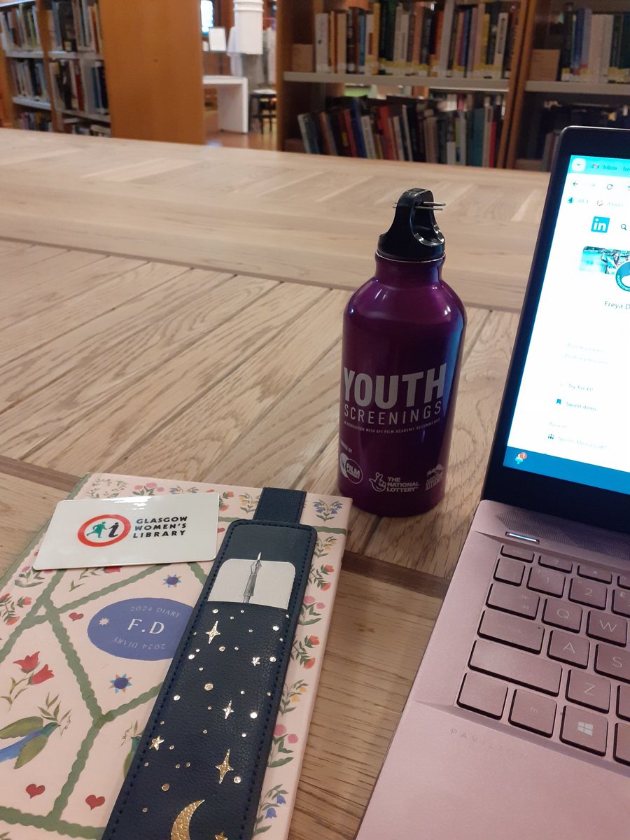 The best place to send off my invoices for the month <a href="/womenslibrary/">Glasgow Women's Library - follow us on Bluesky</a> 📚 So excited to have made the move to Glasgow and begin freelancing!