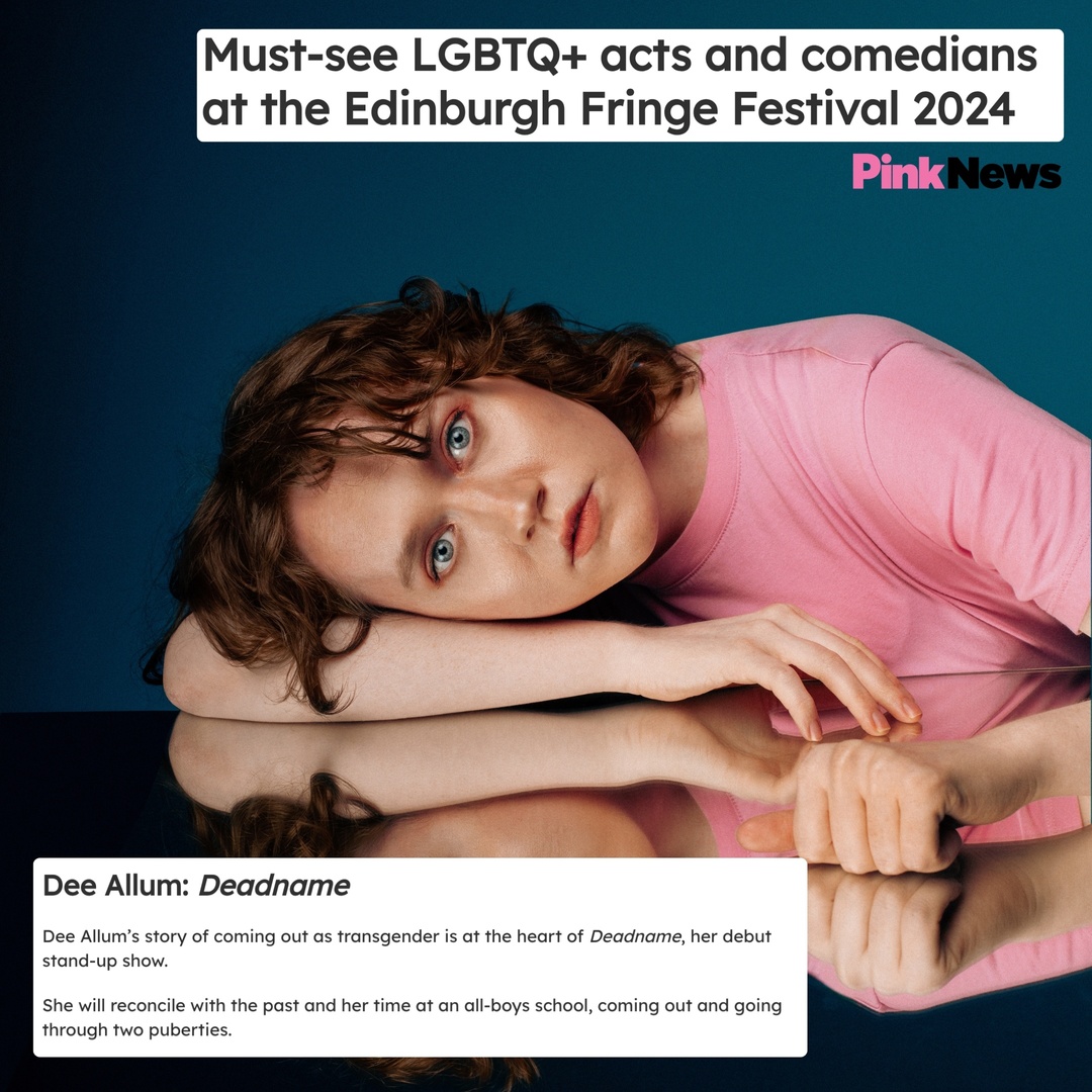 Chambers Management (@chambersmgt) on Twitter photo 💫 Amazing to see <a href="/dee_allum/">dee</a> in <a href="/theskinnymag/">The Skinny</a>'s ultimate comedy recs & <a href="/PinkNews/">PinkNews</a>' must see LGBTQ+ acts at this year’s <a href="/edfringe/">Edinburgh Festival Fringe</a>! Get tickets to Dee's debut show at the link below ✨
🔗 pleasance.co.uk/event/dee-allu… 💫 Amazing to see <a href="/dee_allum/">dee</a> in <a href="/theskinnymag/">The Skinny</a>'s ultimate comedy recs & <a href="/PinkNews/">PinkNews</a>' must see LGBTQ+ acts at this year’s <a href="/edfringe/">Edinburgh Festival Fringe</a>! Get tickets to Dee's debut show at the link below ✨
🔗 pleasance.co.uk/event/dee-allu…