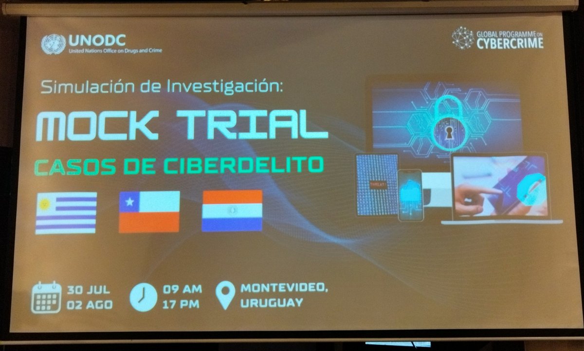 Arrancamos el 3er día de capacitación en investigación en ciberdelitos, Darknet, criptoactivos y análisis forense con <a href="/UN__Cyber/">Global Programme on Cybercrime</a> y 5 países ☺️
A full con <a href="/MarianaKiefer/">Mariana Kiefer</a> <a href="/gpresman/">Gustavo Presman</a> y <a href="/Ydea2/">Maximiliano Macedo</a> 🤓