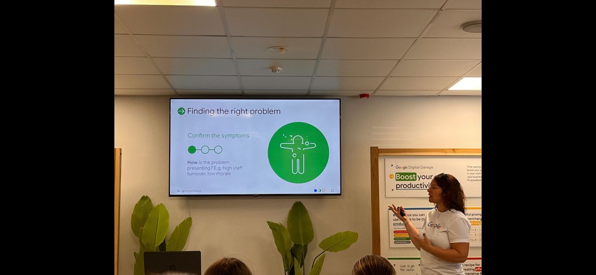 ProjectOpalLtd's tweet image. Last Friday, Alex and Clive attended the Google Digital Garage!

They covered topics like &quot;Get Your Business Visible with Google&quot; and &quot;Boosting Your Productivity with AI.

#ProjectOpal #Google #BusinessGrowth #TeamTraining #ProfessionalDevelopment