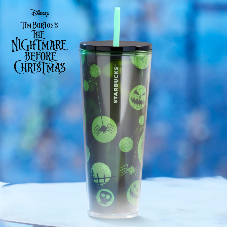 DisneyKeep's tweet image. The Nightmare Before Christmas Starbucks Tumbler is coming soon to DisneyStore .com #disneykeep