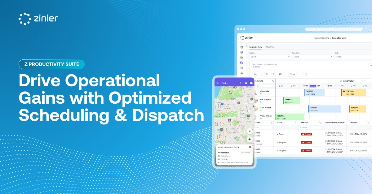 Transform Your Workflow with Zinier's Z-Productivity Suite! 

Discover how Zinier can revolutionize your operations today. 🌟

#Productivity #Innovation #Flexibility #Workflow #Zinier #TechSolutions