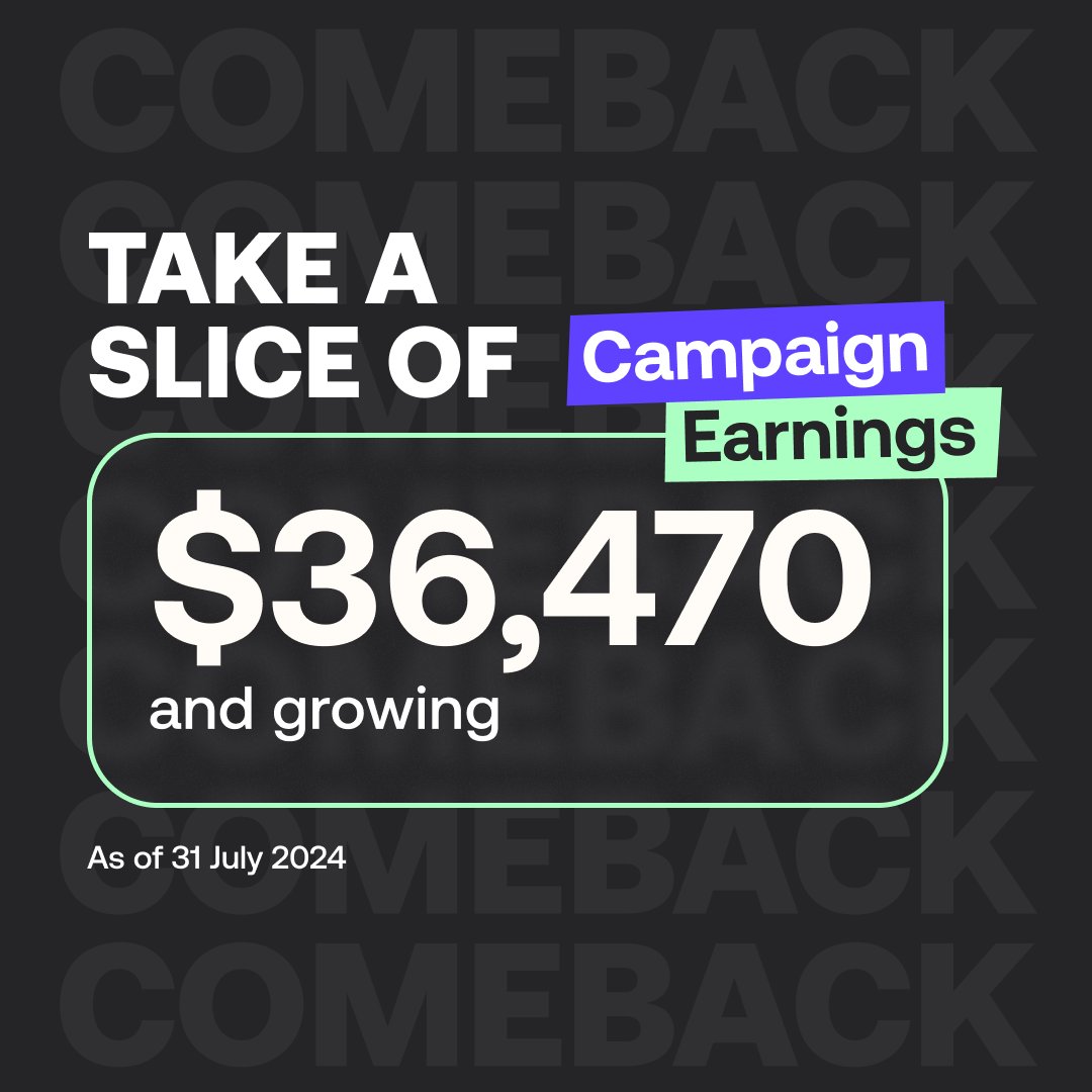 bake_io's tweet photo. Playing to win in Bake's #ComebackCampaign? 🏆

Learn how you can take a slice of Bake's campaign earnings ⤵️

(1/5) 🧵 https://t.co/R42KET8Kvx